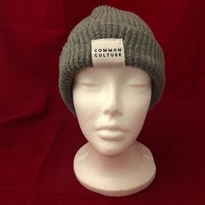 Decky Common Culture Knit Logo Cuffed Winter Beanie Hat